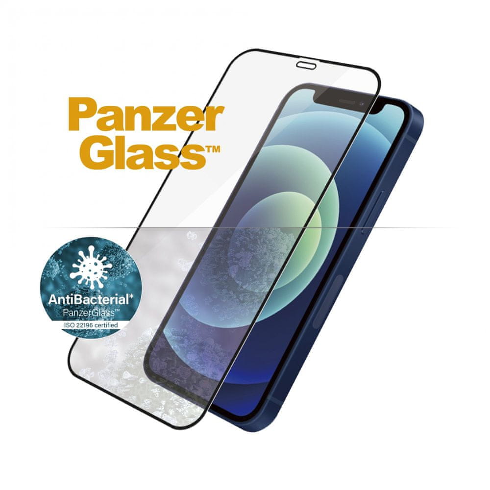 PanzerGlass Edge-to-Edge Antibacterial pro Apple iPhone 5,4″ 2710, čierne